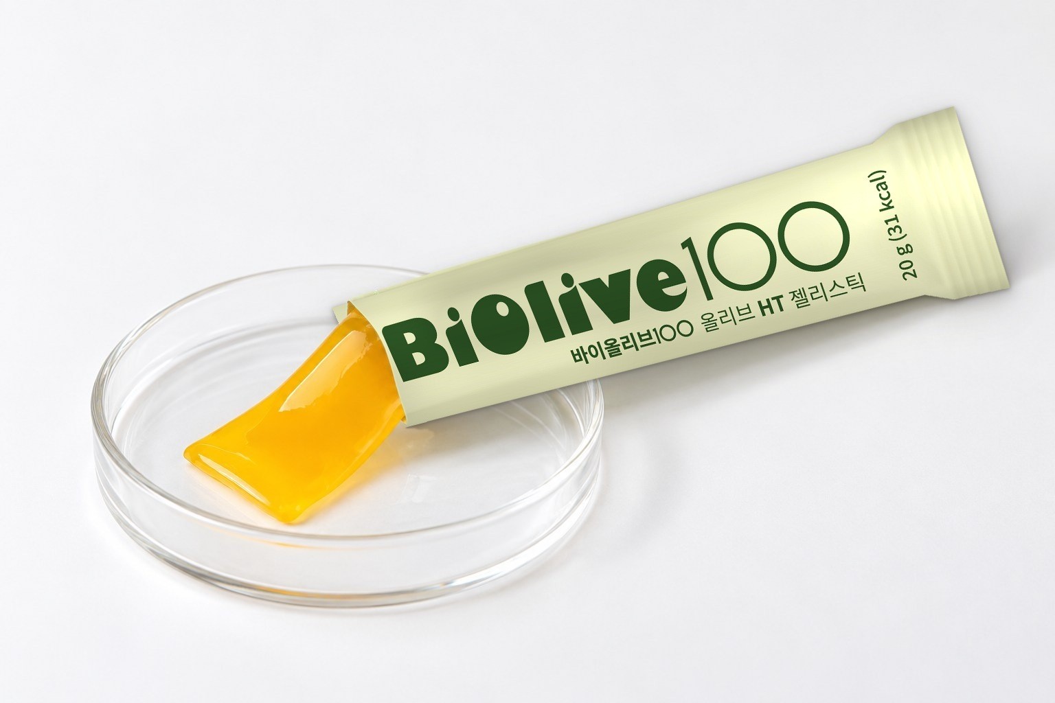 한 포의 젤리와 바이올리브100 스틱
